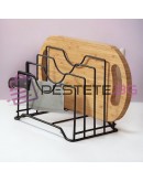 Кухненски поставка за капаци и дъски с 4 отделения